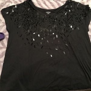 Lane Bryant embellished tee